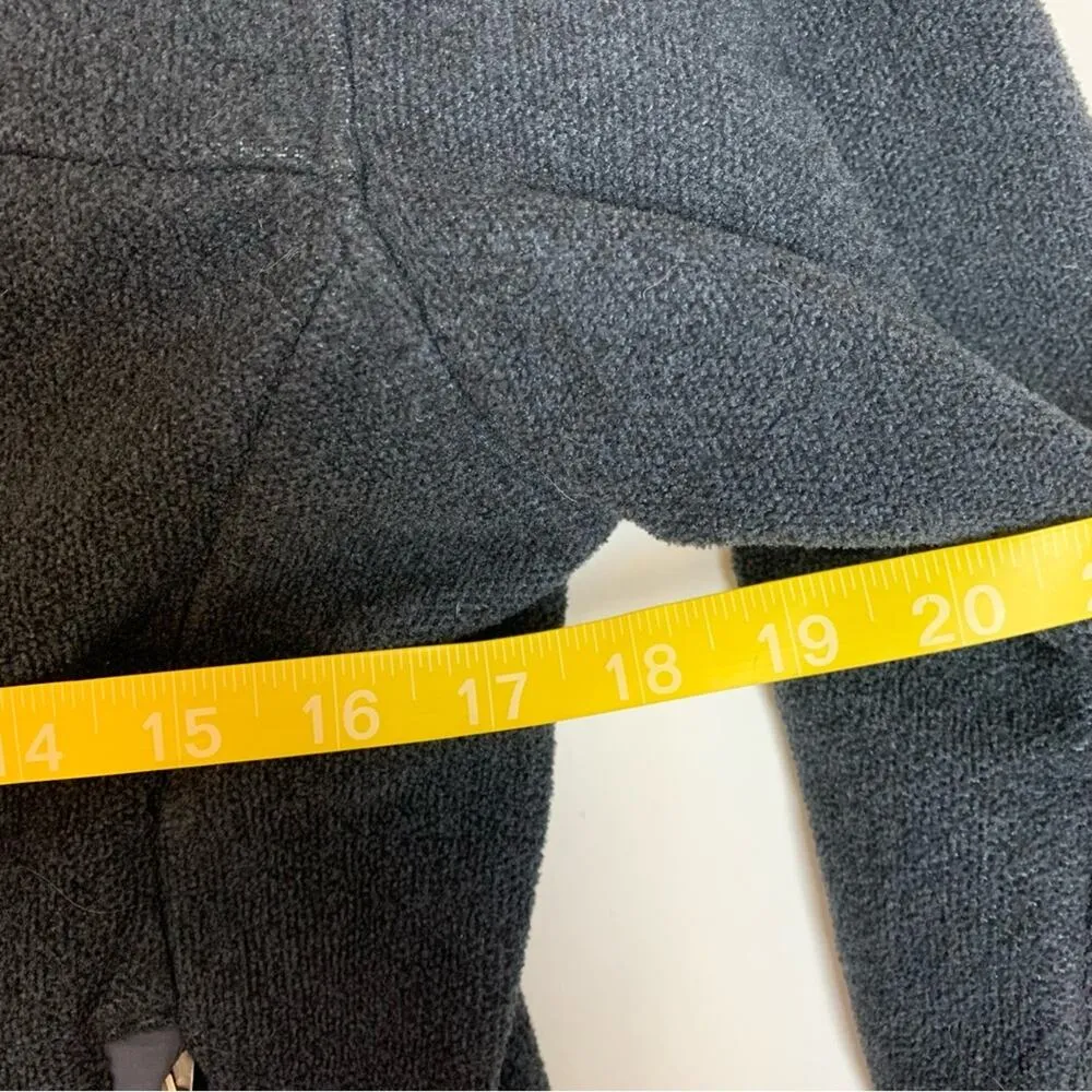 Patagonia women's small synchilla fleece zip up jacket flaw blue gorp hiking - Image 6