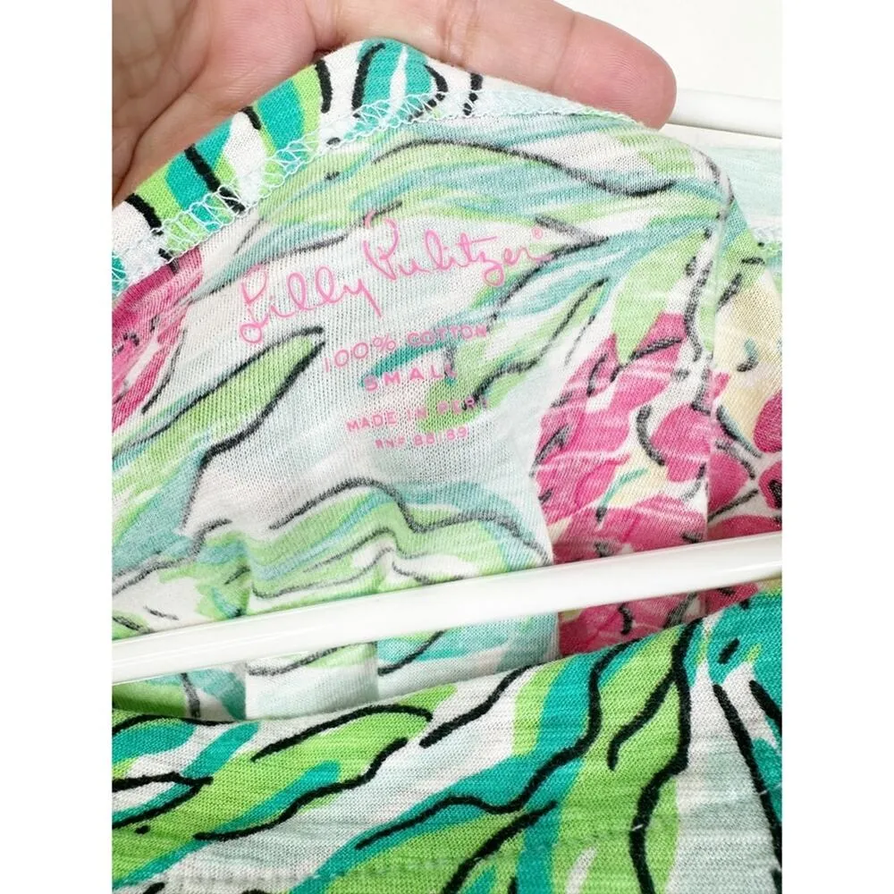 Lilly Pulitzer Size Small Cassie Spike The Punch Cotton T-Shirt Dress - Image 8