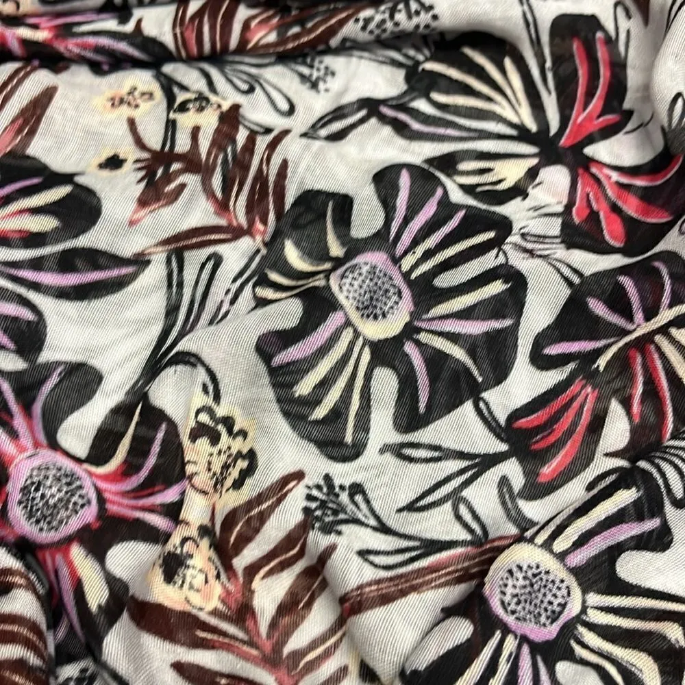 Vera Bradley Colorful Floral Rayon Soft Lightweight Scarf-Approx 72” by 26” NWT - Image 6