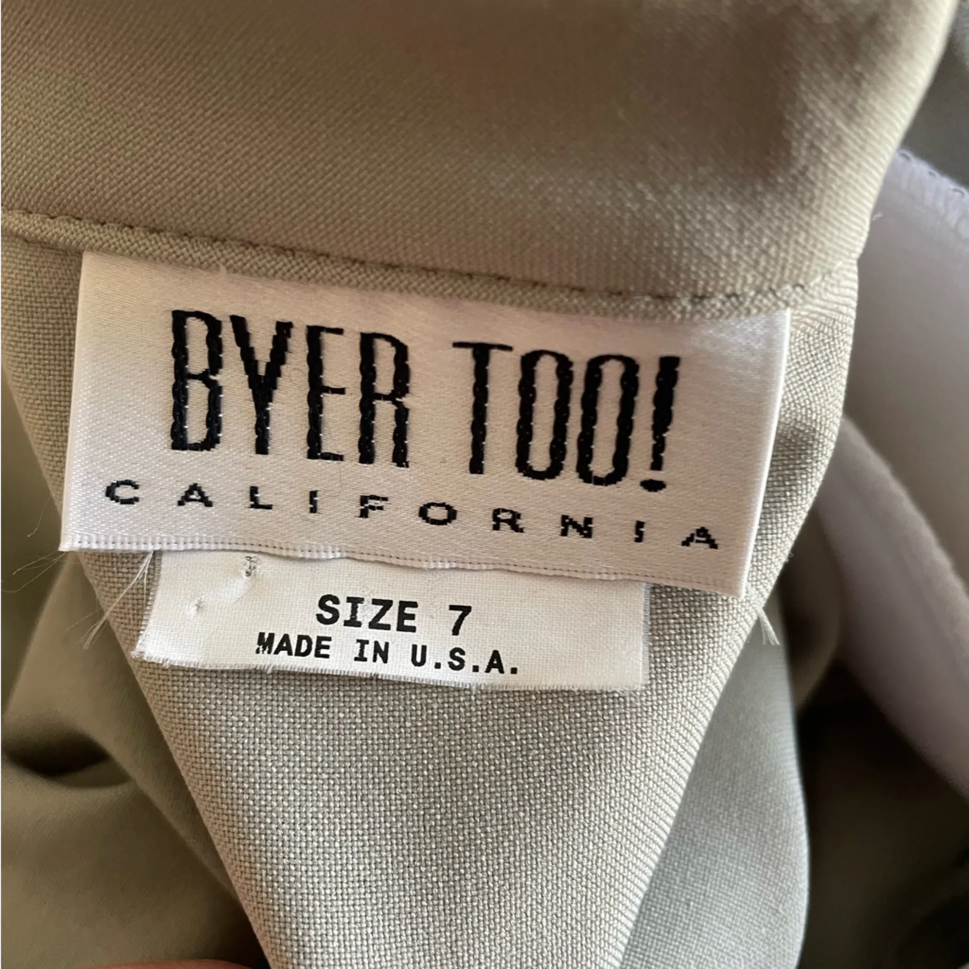 Byer Too Vintage 90s Y2K Two Piece Blazer & Mini Dress Matching Set Green Size undefined - Image 5