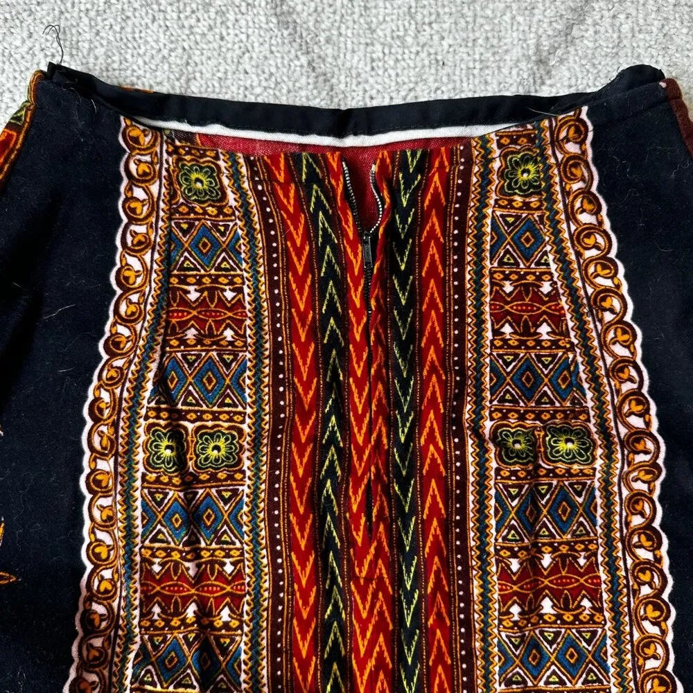 Vintage Tapestry Paisley Maxi Skirt A - Image 9
