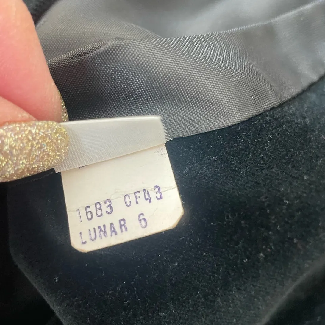 VTG Y2K Womens Velvet Jacket 6 Black Edgy Hipster Rocker Witchy Grunge Blazer‎ - Image 10