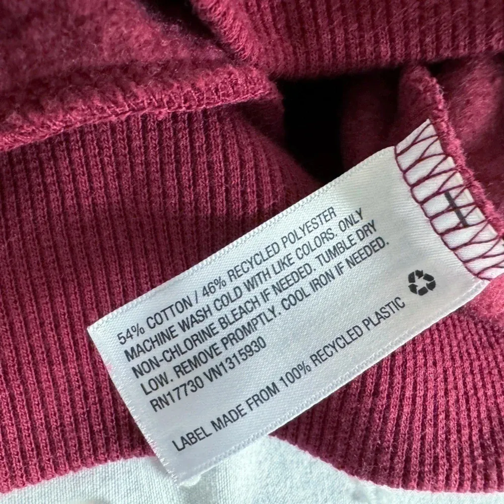 wild fable Cropped Sweatshirt Hoodie Pullover Wine Maroon Size Small Target - Image 9