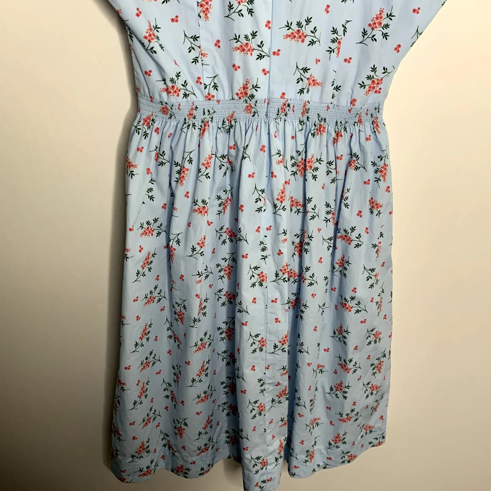 Gal Meets Glam Blue Cecily Floral Mini Dress Womens US 8 - Image 11