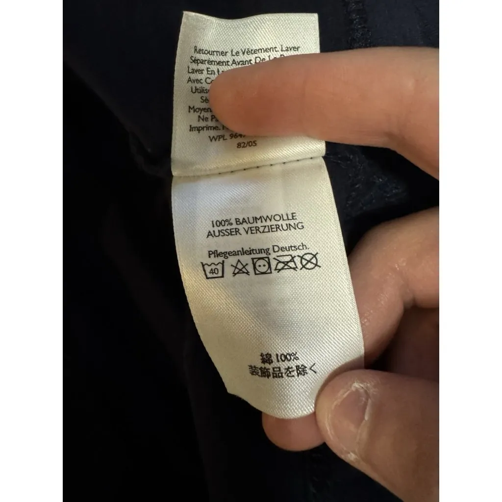 Eddie‎ Bauer Women V Neck Knit Tunic Top Size XXL Botanic Dark Navy Cotton NWT - Image 12