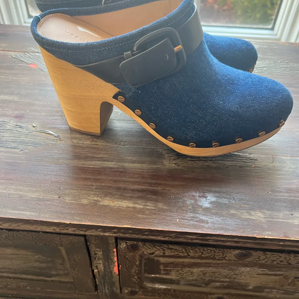 Veronica Beard  Dacey Denim Clog - Image 2