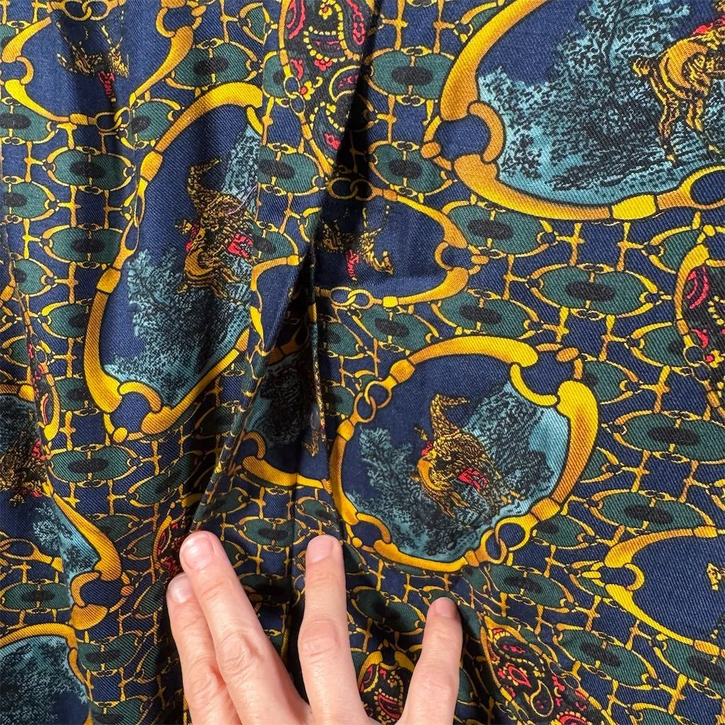 Pendleton Vintage  Petites Equestrian Horsebit Long Sleeve Blouse Size 4 - Image 5