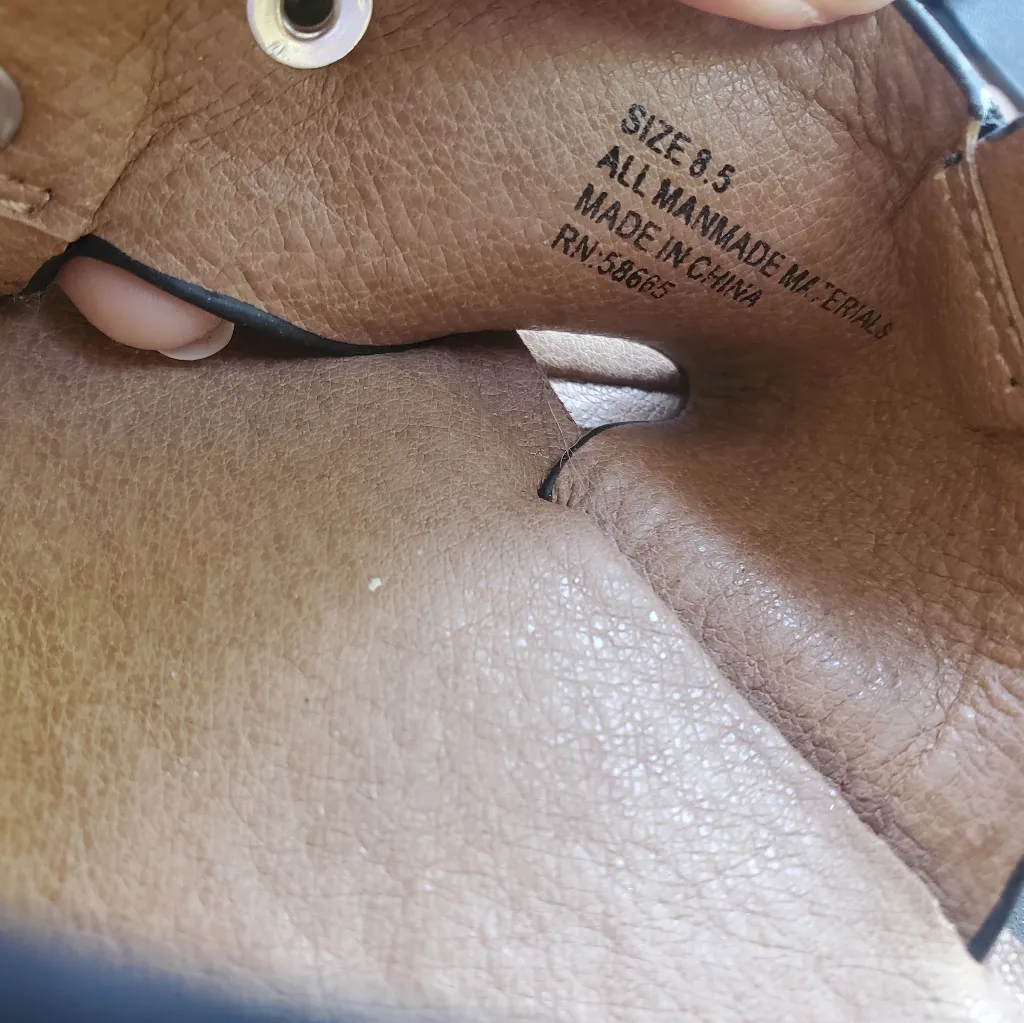 Black and Tan Sandals with Silver Accents Size 8.5 By Aboubd Brand Worn Once - Image 3