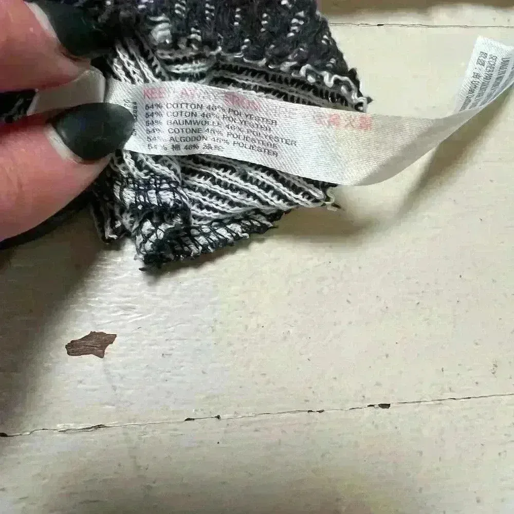 Urban Outfitters‎ Out From Under Camino Long Sleeve Top Size S, Dark Grey/ Black - Image 6