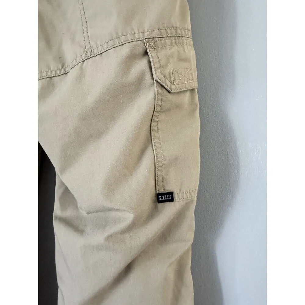 511 Tactical Series Khaki Ripstop Women’s Cargo Pants Size 8 Law Enforcement - Image 6