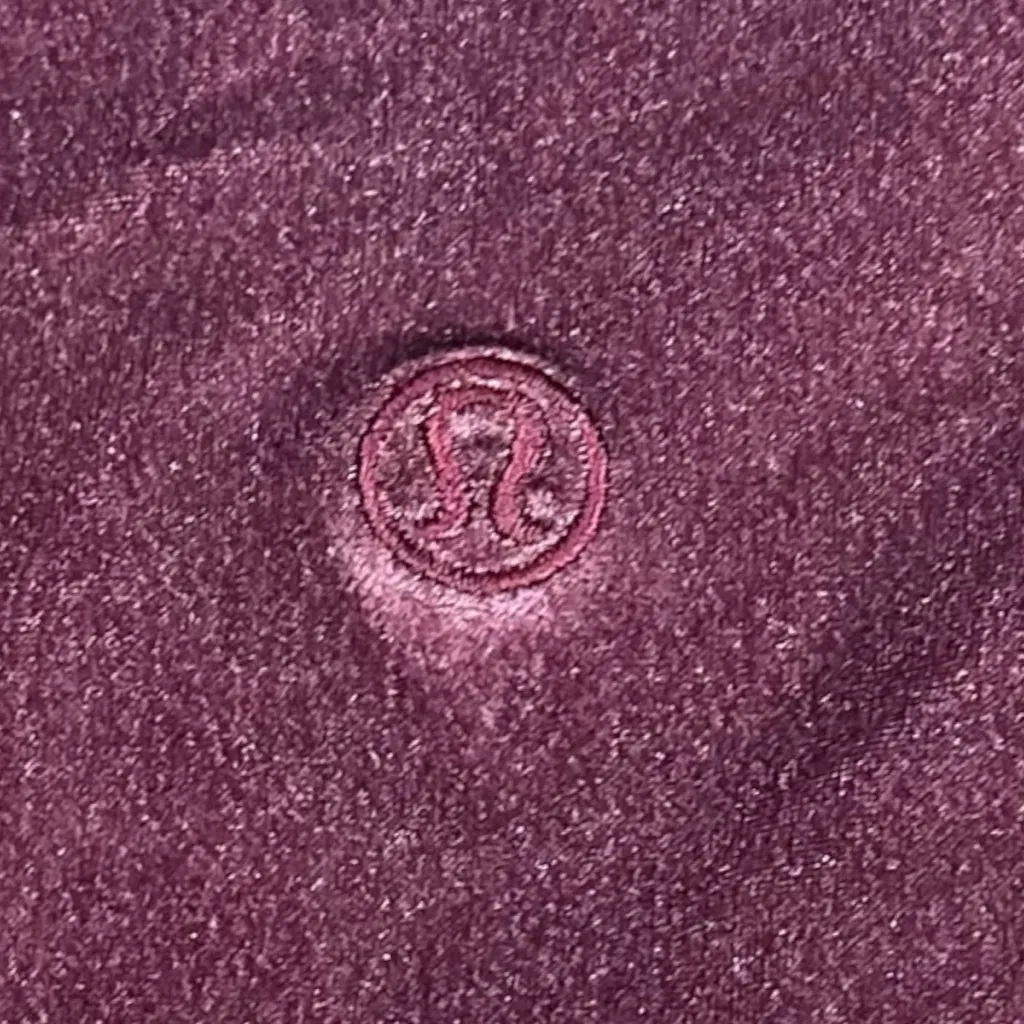 Lululemon Wunder Lounge High-Rise Tight 28" Velvet Garnet Cranberry Fall Size 10 - Image 10