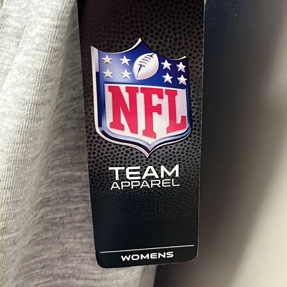 NFL LA Rams Sunday Football Women’s Short Sleeve Heather Gray T-Shirt- Large - Image 13