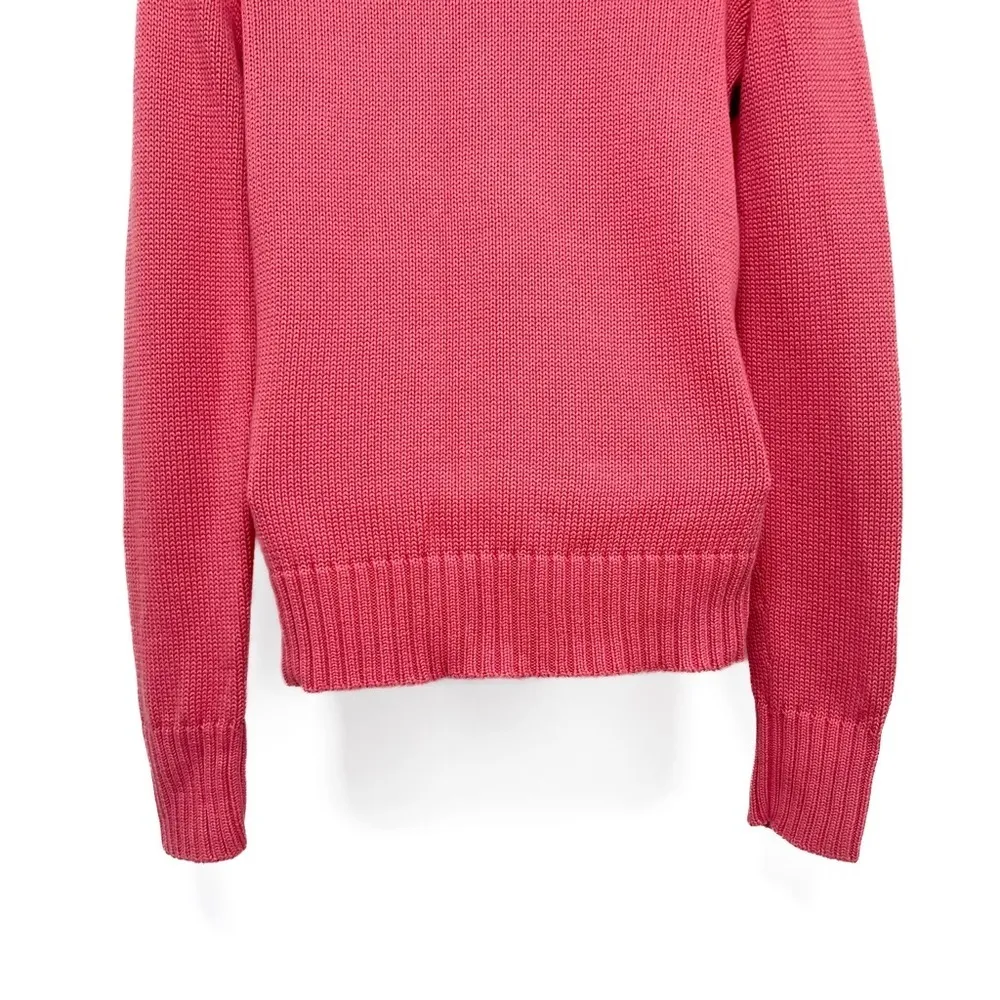 NEW Vintage Polo Ralph Lauren Sport Shawl Collar Pullover Sweater Knit Top RL - Image 5