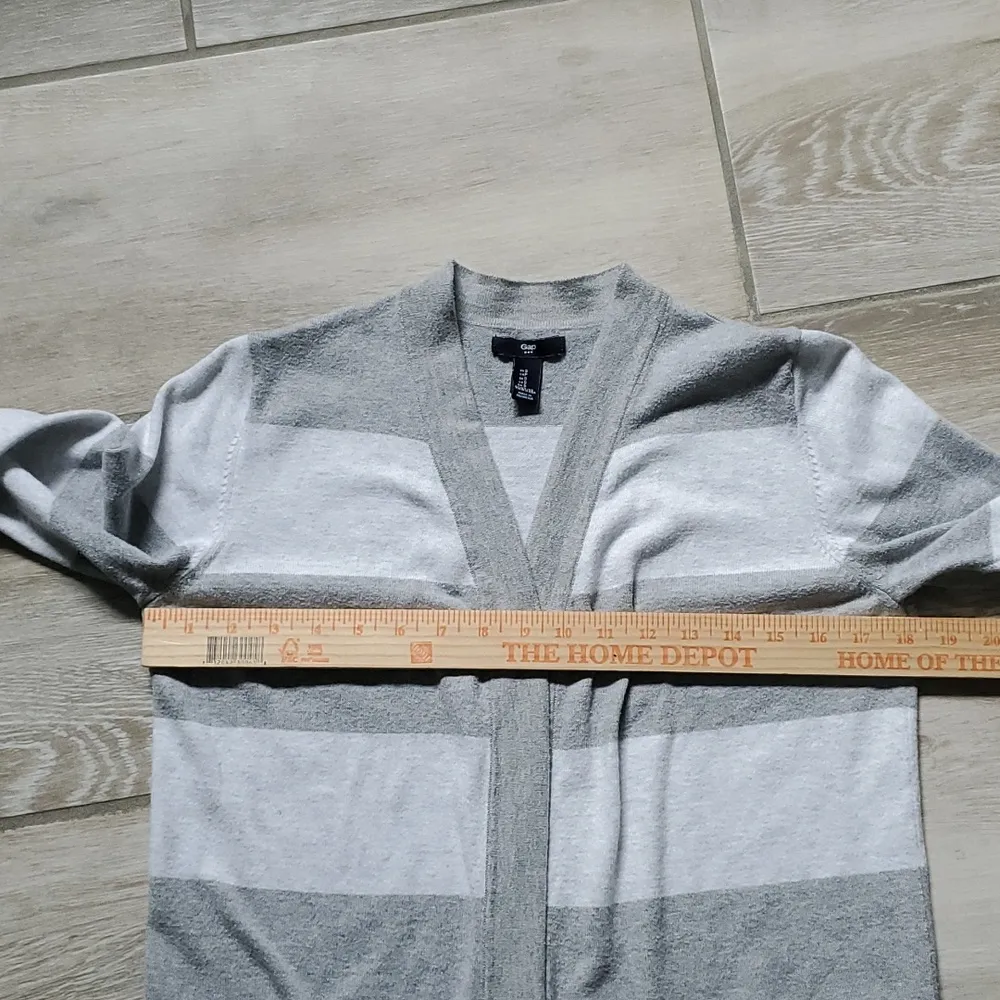 Gap Striped Open Front Cardigan Sweater - Image 9