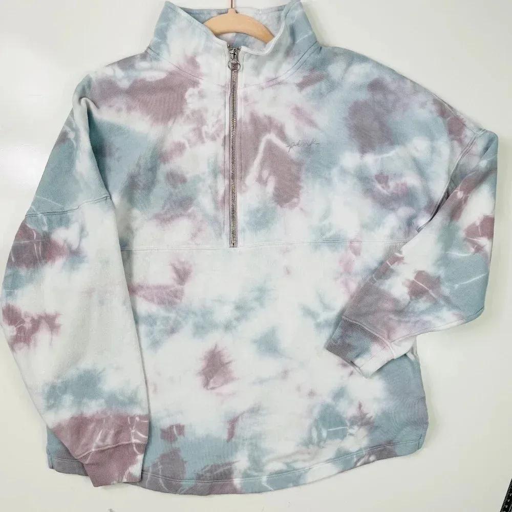 PINK Victoria's‎ Secret Tie Dye Sweater Size Small - Image 5