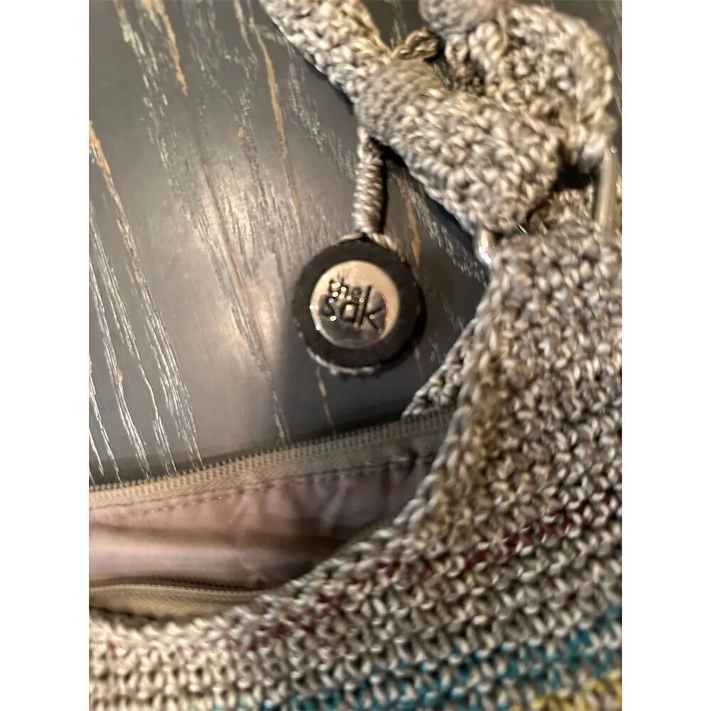 The Sak Belle Tote Bag Multicolor Stripes Shoulder Handbag Women's - Image 5