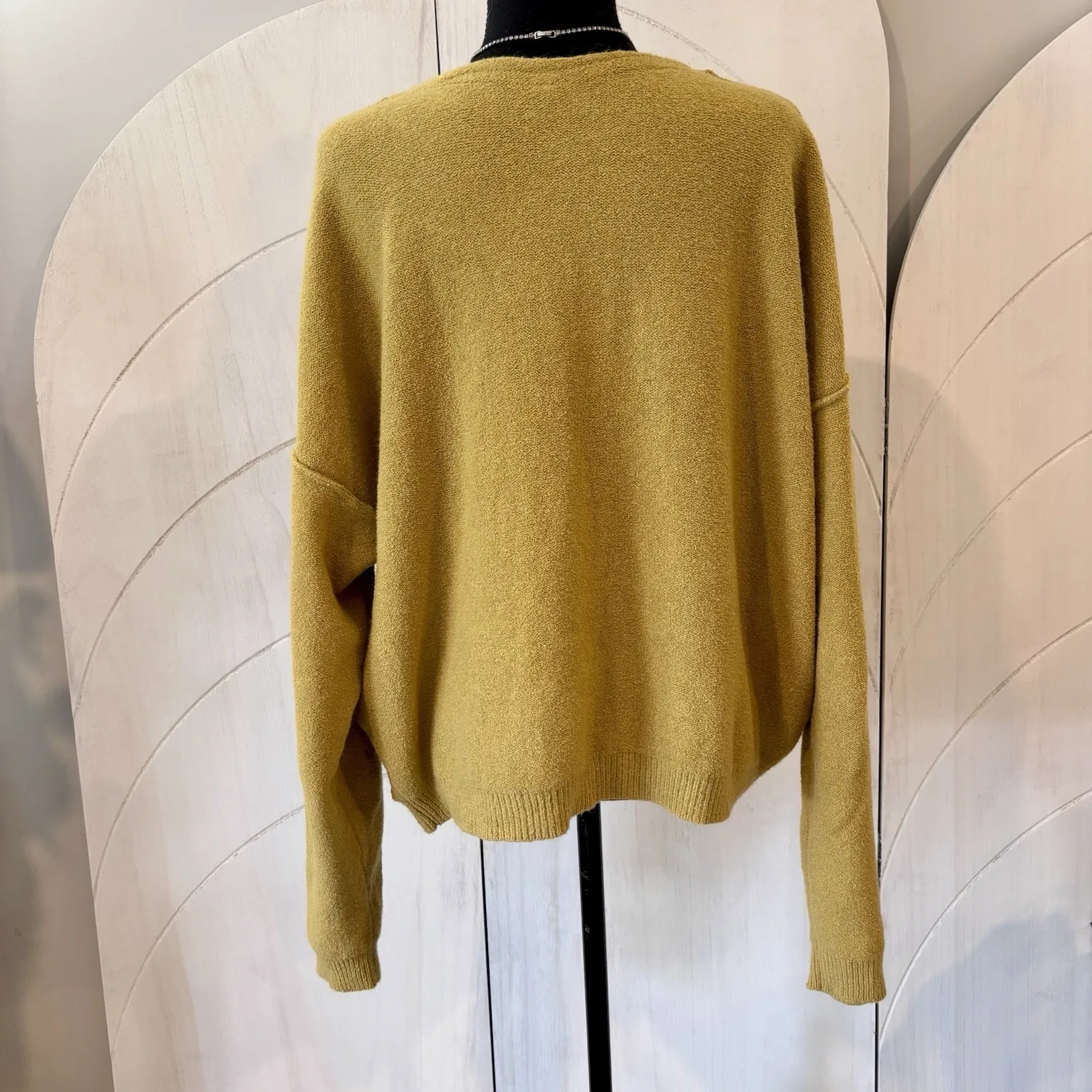 Free People Take Me Places Oversized Pullover Sweater Slouchy Size Small - Image 6