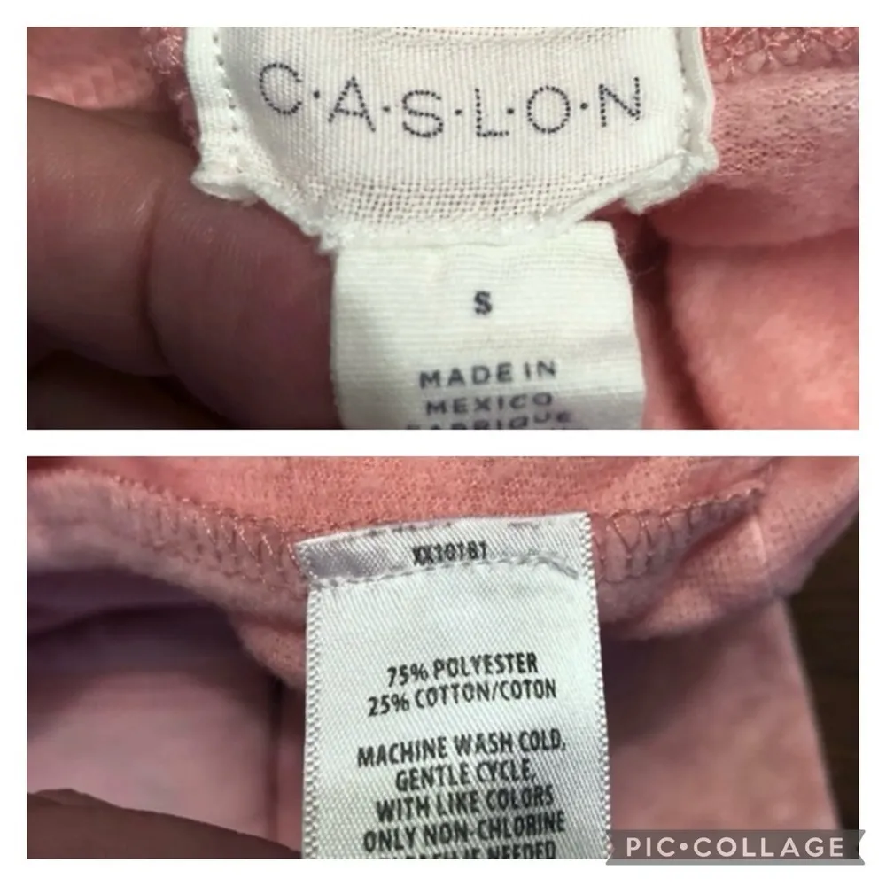 Caslon Tunic Top Pink Cowl Neck Semi Sheer Relaxed Dolman Sleeve Knit S Relaxed - Image 13