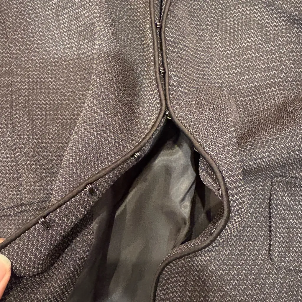 Doncaster Signature Blazer & Wide-Leg Trouser Suit Set – Size 10 – Brown - Image 5