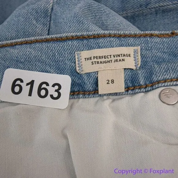 NEW Madewell The Perfect Vintage Straight Jean‎ in Danby Wash, 28, ND515 - Image 14