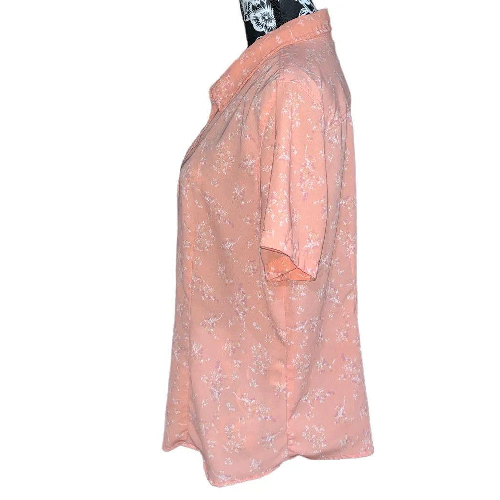 Laura Scott Floral Button Down Blouse - Image 4