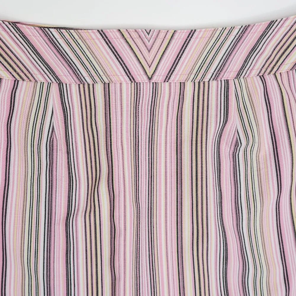 Vintage Y2K Nicole by Nicole Miller Striped Pencil Skirt - Image 7