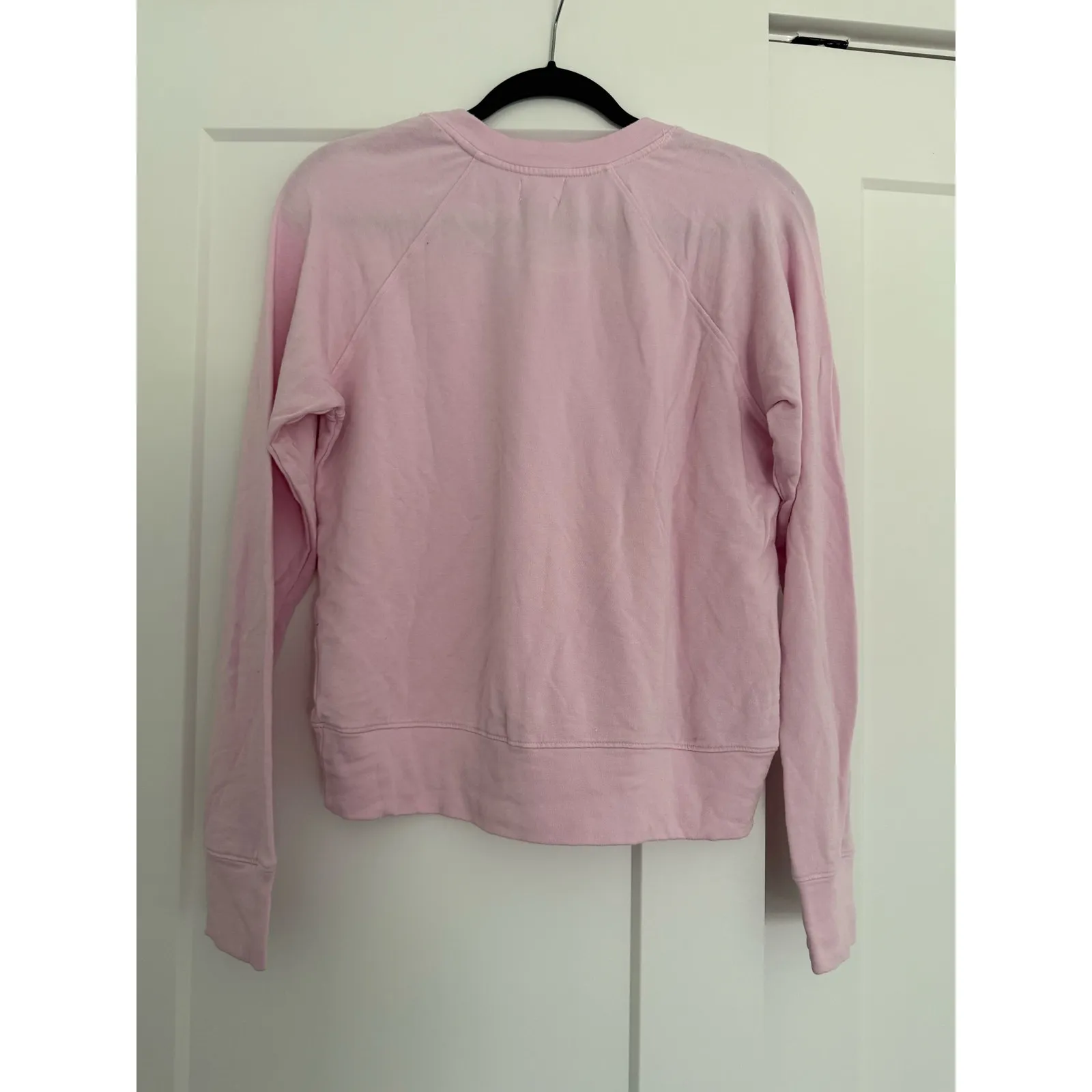 $124 New Sundry Raglan Sweatshirt - Pink - Small - Image 6