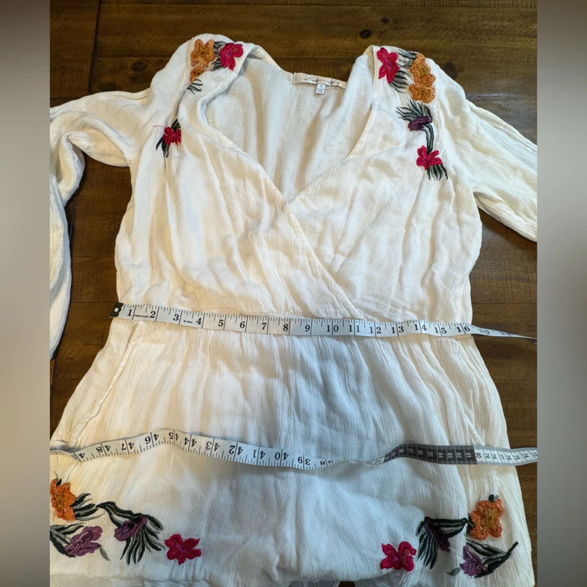 Lovers and friends Adriana white ruffle romper nwot - Image 10