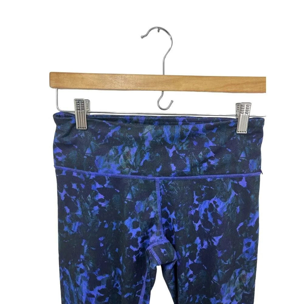 Lululemon Women's Wunder Under ll Purple Iris Floral Print Leggings Size 6 - Image 5