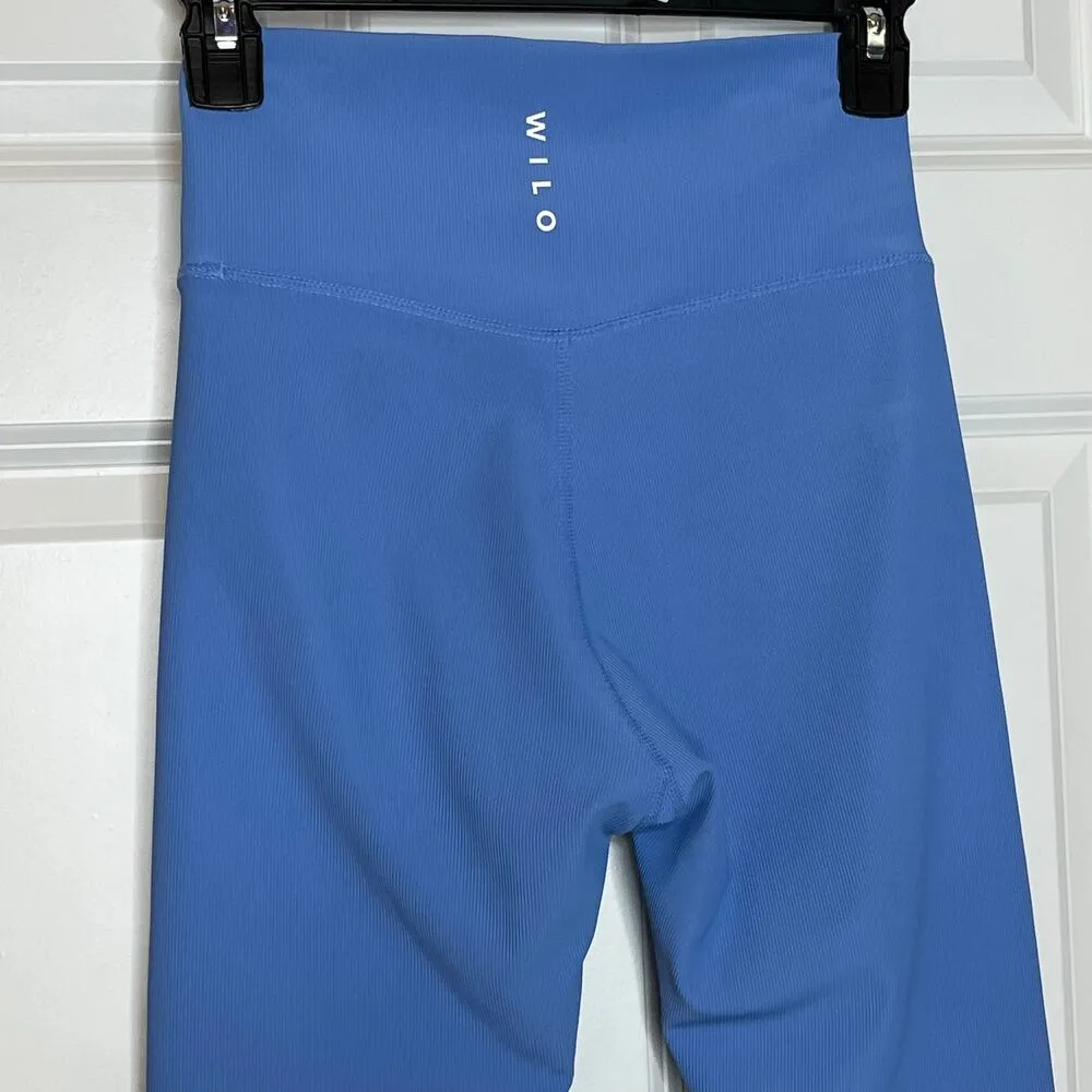 Wilo Blue High Waist Leggings Small - Image 3