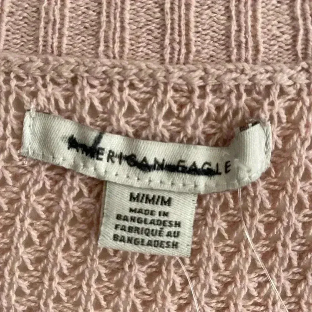 🆕 American Eagle Stripe Color Block Henley Sweater M🆕 - Image 7