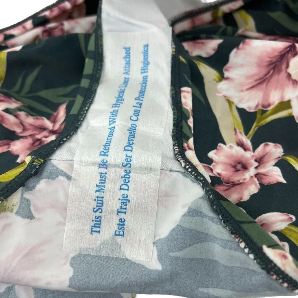 Kona Sol Double Flounce Front One Piece Swimsuit Small - Image 5