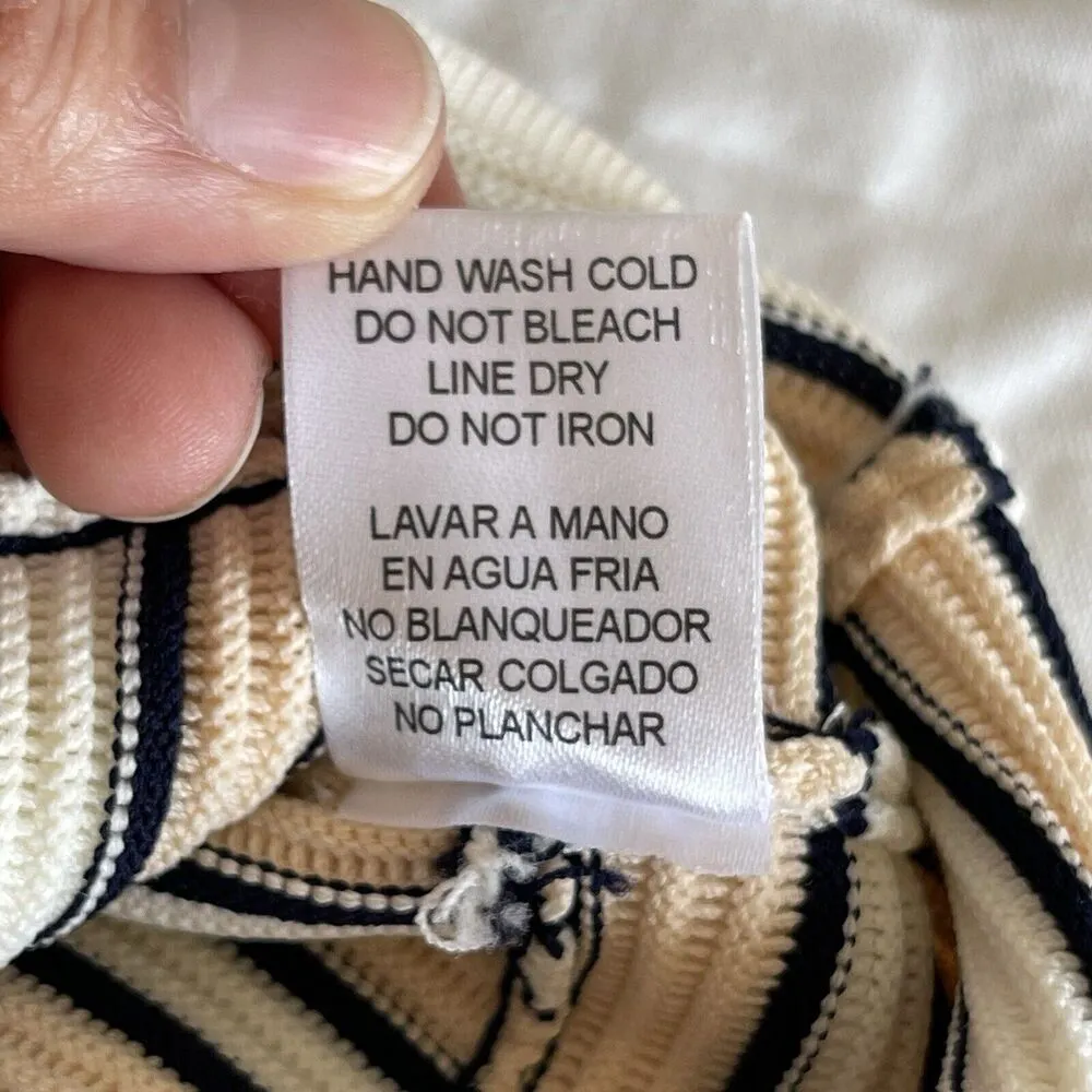 Endless Rose Womens Size Medium Top Ribbed Sleeveless Striped Minimalist Neutral - Image 13