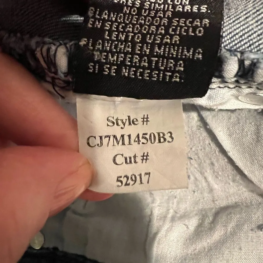 1822 Denim medium wash distressed jeans size 8 - Image 11