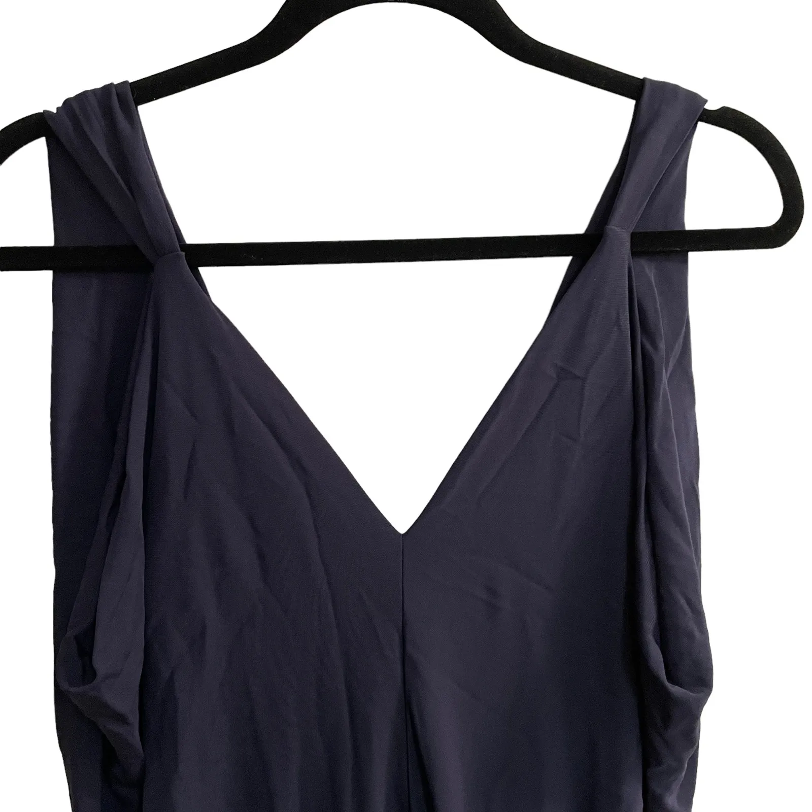 Yigal Azrouel Navy Mini Dress Blue Size 2 - Image 4