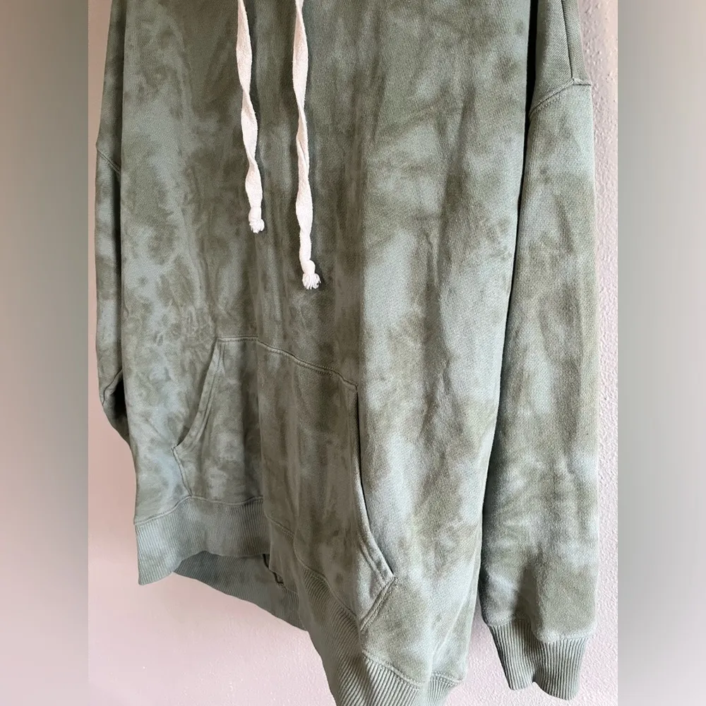 Aerie [] Tie Dye Green Comfy Oversized Lounge Sweatshirt- Medium - Image 5