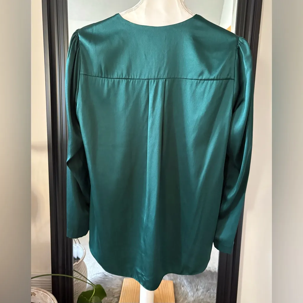 A.L.C. Harmon Wrap Draped Silk Top - Image 2
