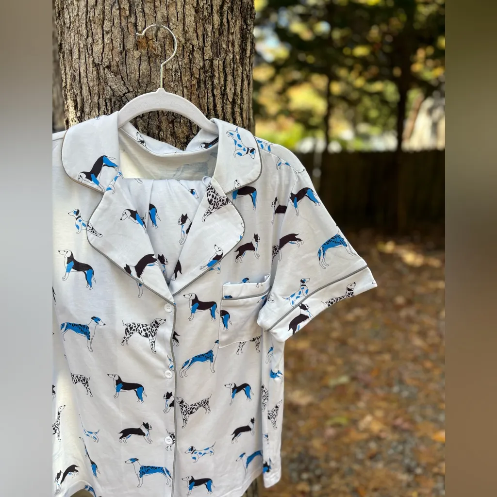 Women’s Animal Print Pajama Set White - Image 7