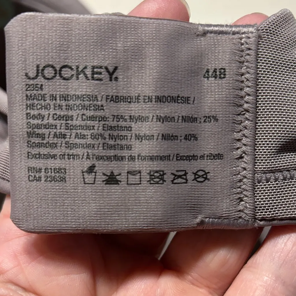 Jockey Women's Bra in Soft Gray Size undefined - Image 5