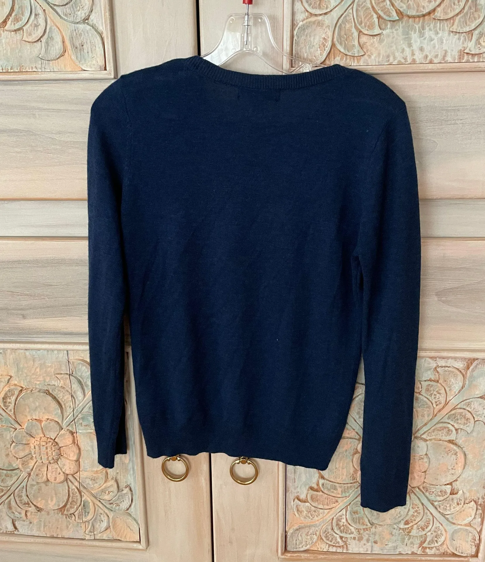 Blue Knit Sweatshirt - Image 2