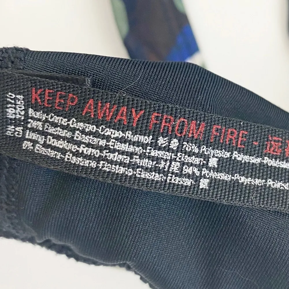 Free People Movement Daybreak Active Athletic Sports Bra: Abstract Camo Print - Image 14