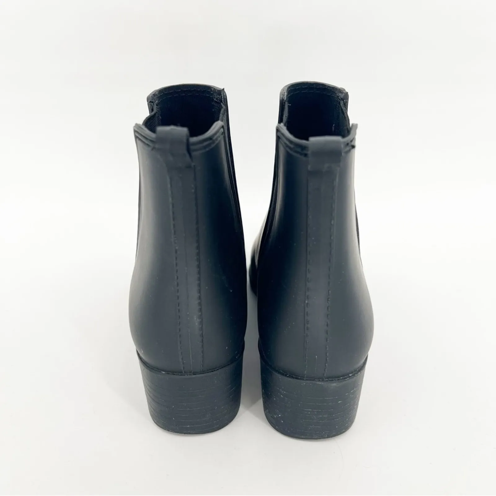 Jeffrey‎ Campbell Mist Ankle Rain Boots 6 Black - Image 6