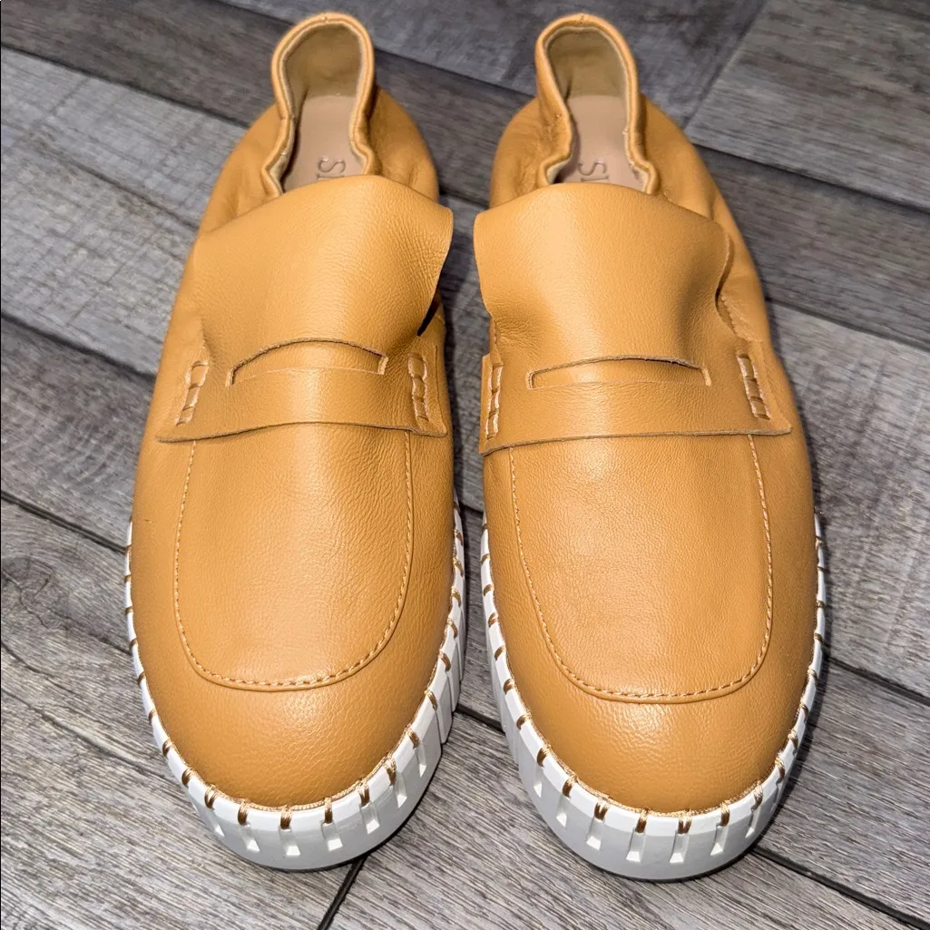 Silent D Bravo Platform Women's Loafers Tan Size 7 - Image 3