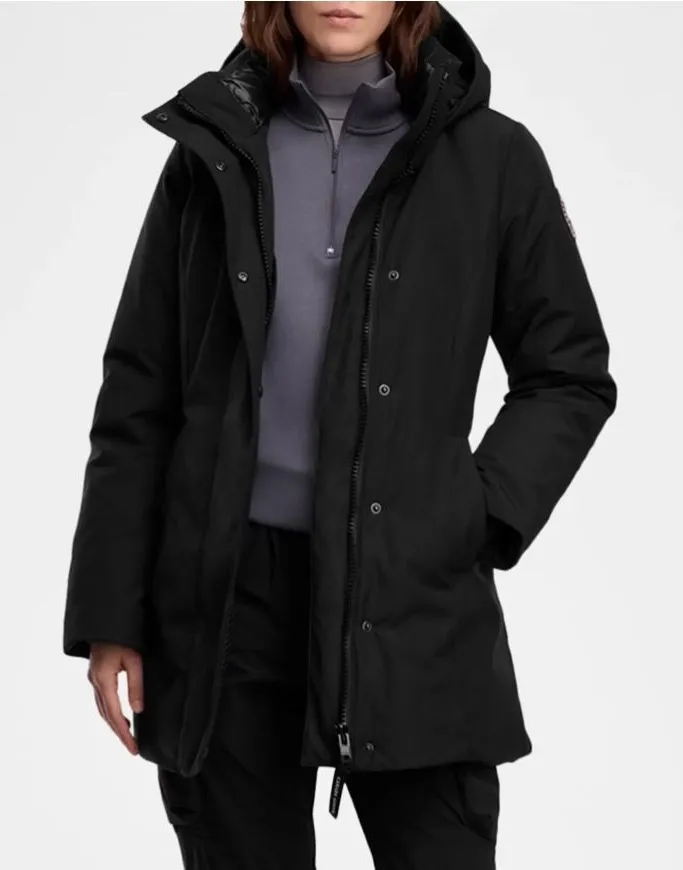 Canada Goose Women’s Arctic Tech Leslie Black Performance Jacket Parka Puffer S - Image 1