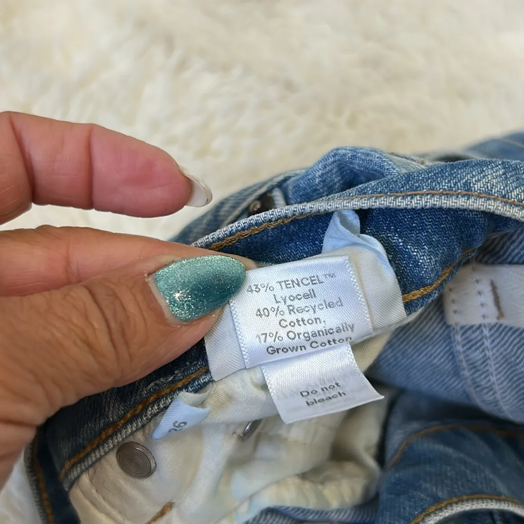 Reformation Cynthia Shadow High Rise Long Jeans - Image 11