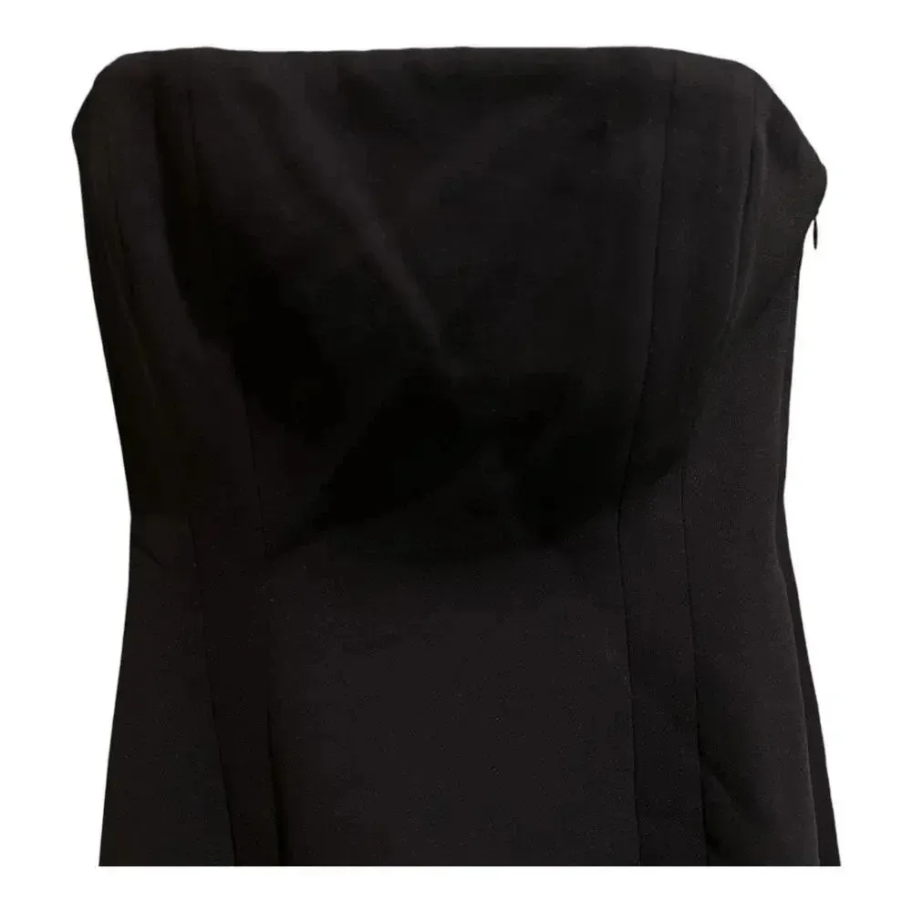 NWT A.L.C Elizabeth Strapless Midi Dress In Black | Size 0‎ - Image 4