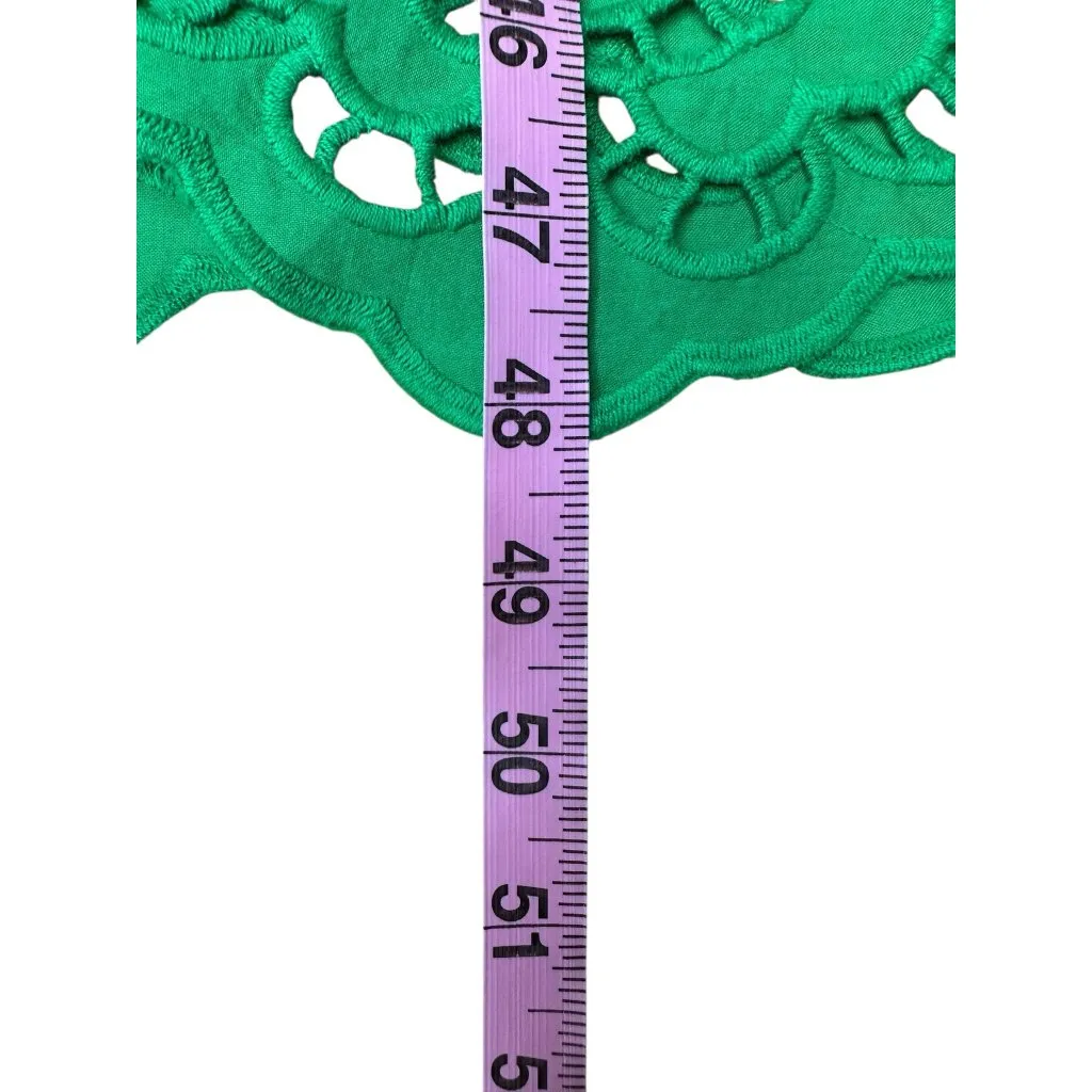 Talbots Green 100% Cotton Maxi Dress Size 12 - Image 8