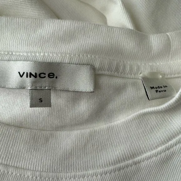 Vince Short Sleeve White Tie Waist‎ Dress Size S - Image 6