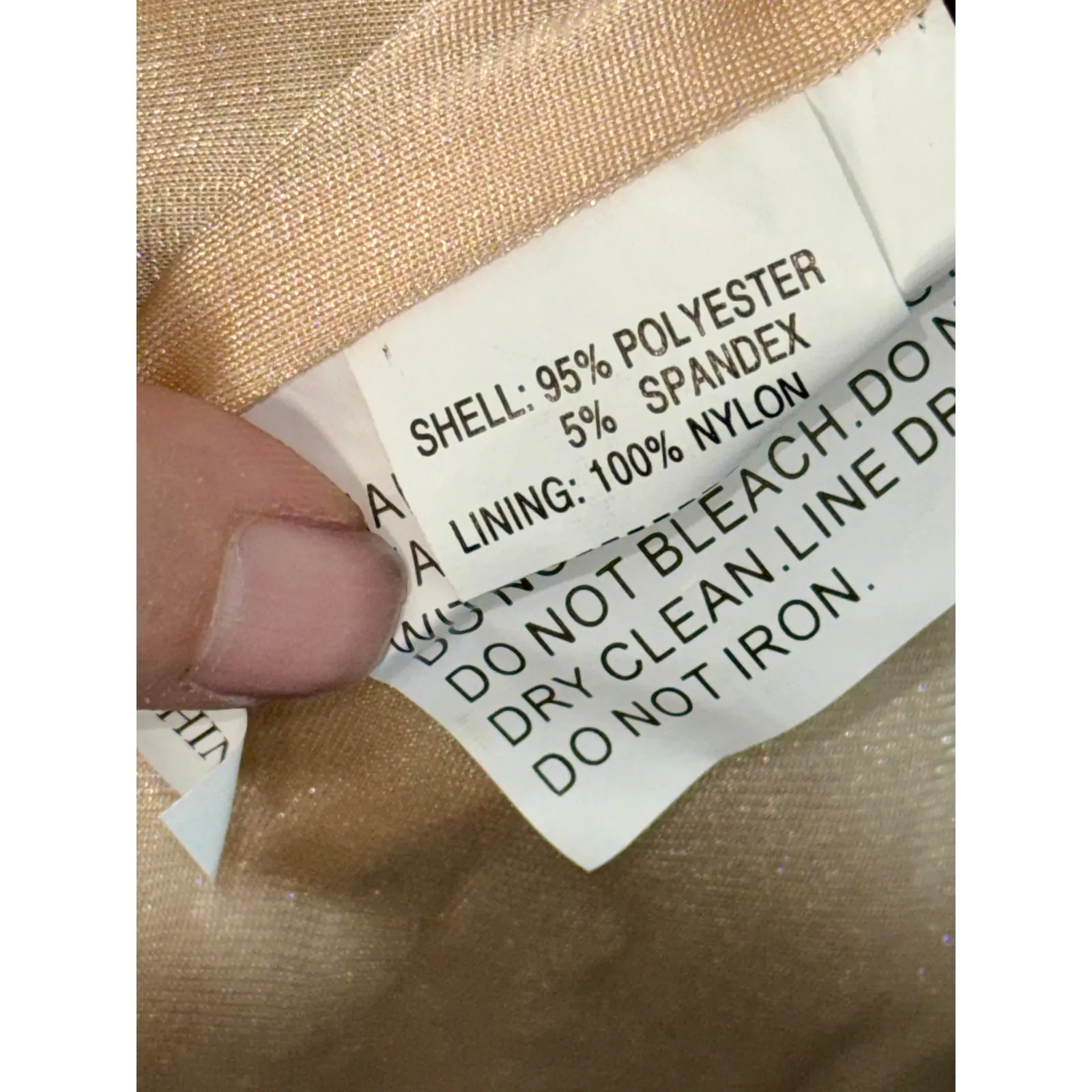 NWT Mandalay Light Gold Beaded Fringe Sequin Mini Cocktail Evening Dress Size 10 - Image 12