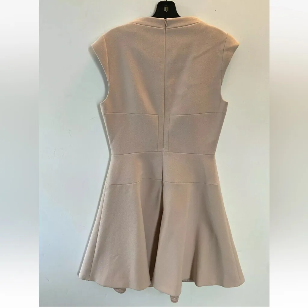 NWT *KAREN MILLEN* SEAMED PINK FIT AND FLARE ALINE DRESS SZ US 8 UK 12 - $250! - Image 6